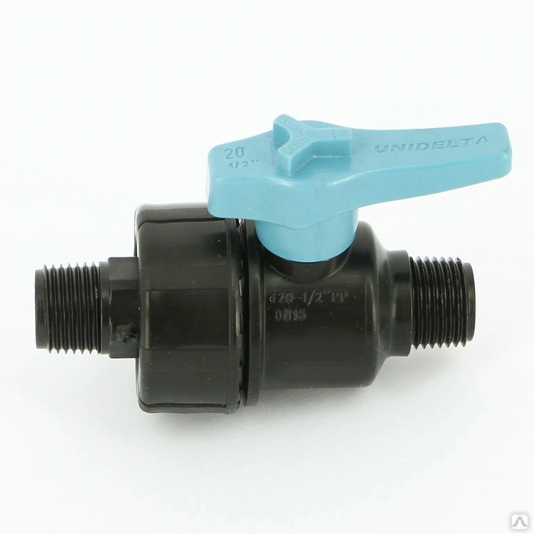 ПНД Кран шар. наруж.-наруж. 1 1/4''х 1 1/4''