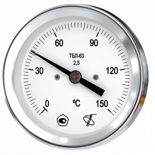 Термометр биметаллический 150°/160° С L=100