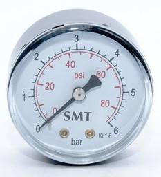 Манометр аксиальный SMART SMT3006N0002G 1/4' нар.р. 6 бар