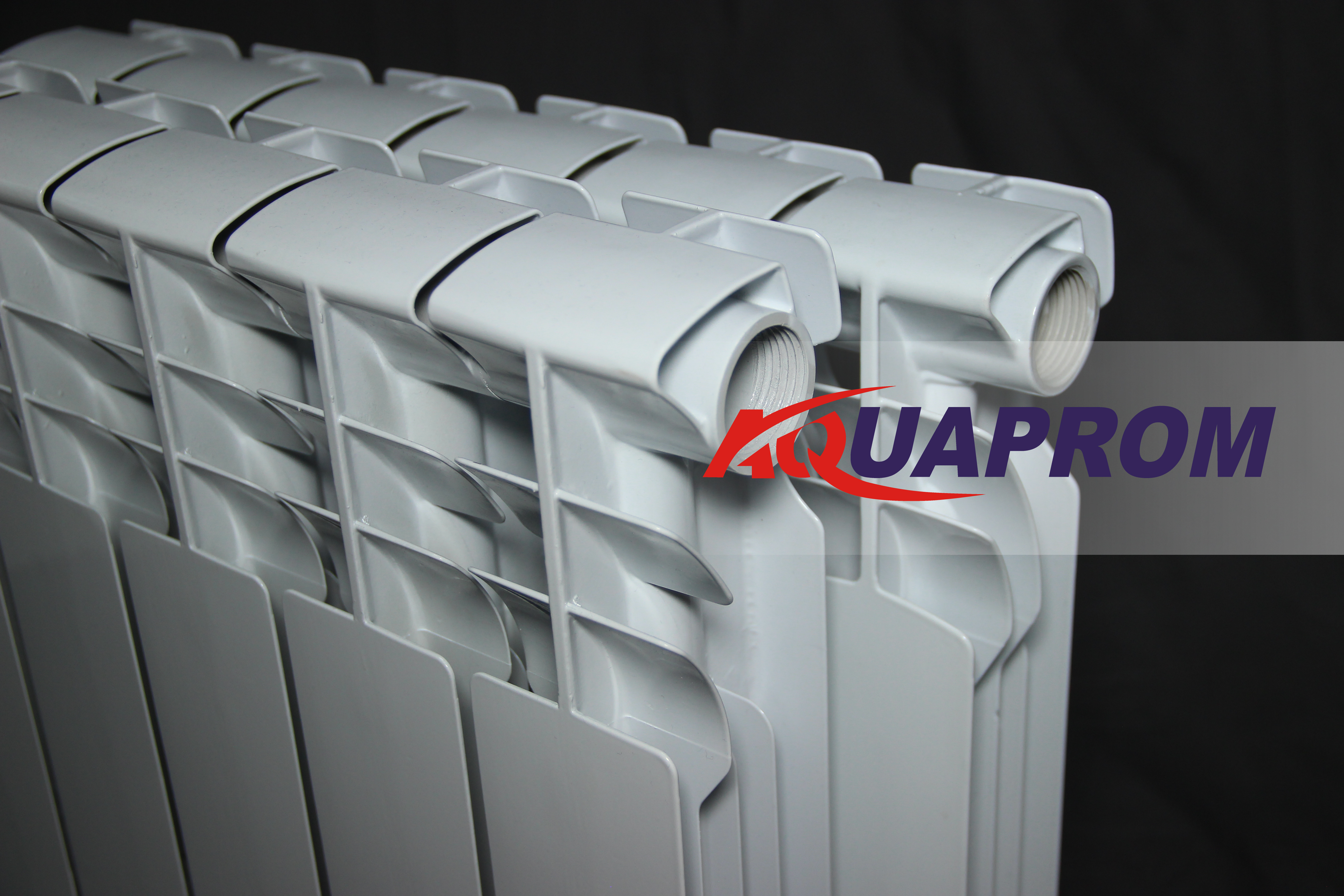 Радиатор биметал. AQUAPROM/FIRENZE BI 500/80 _8секций (теплоотдача 1сек. 115Вт, раб.давление 16атм)
