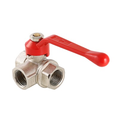Кран трехходовой 1/2' L-тип Valtec VT.360.N.04